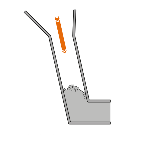Lightware Laser-Füllstandsmesser LTI 02 - Alternative Anwendungen - Verstopfungsüberwachung